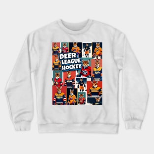 DEER League Hockey Crewneck Sweatshirt